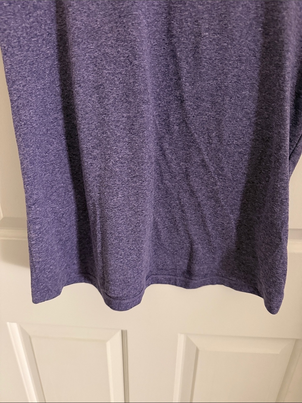 Nike Womens Heathered Purple Dri-FIT Short Sleeve Tee White Swoosh M - Picture 5 of 6